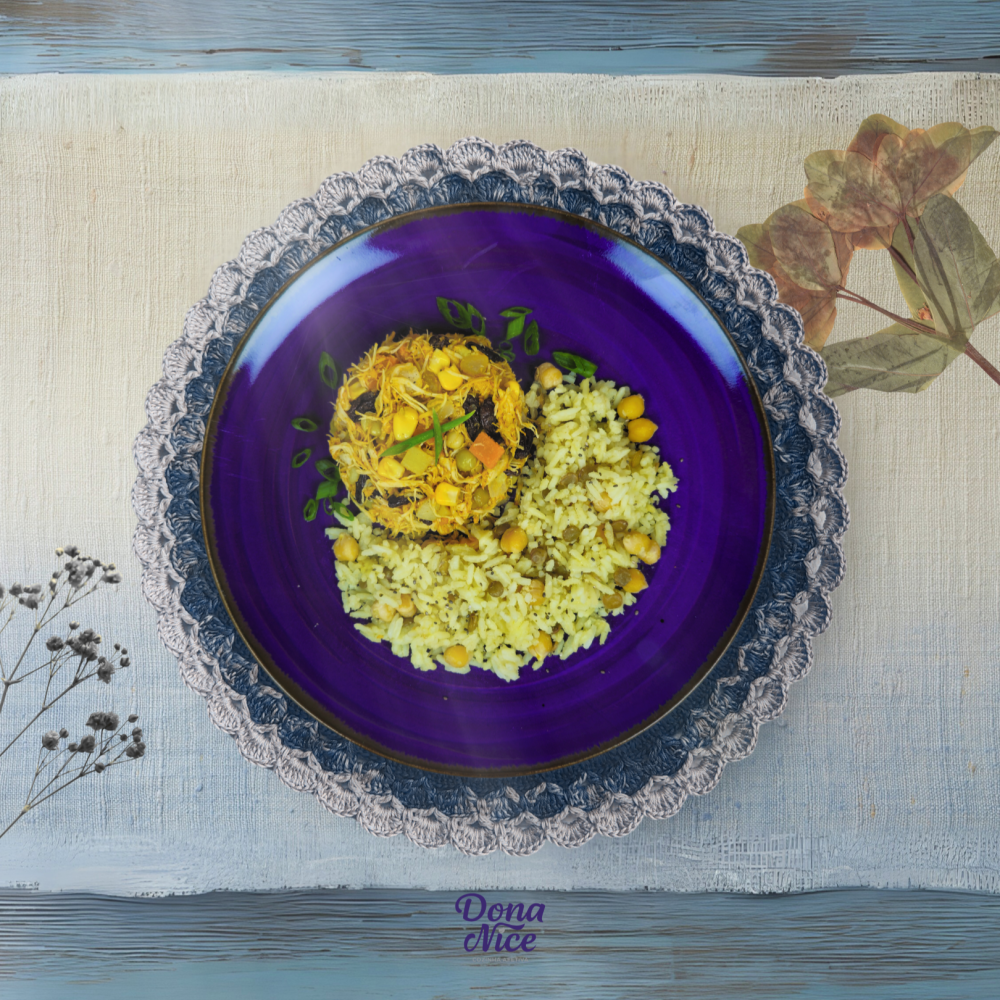 salpicão de frango e arroz 4 grãos